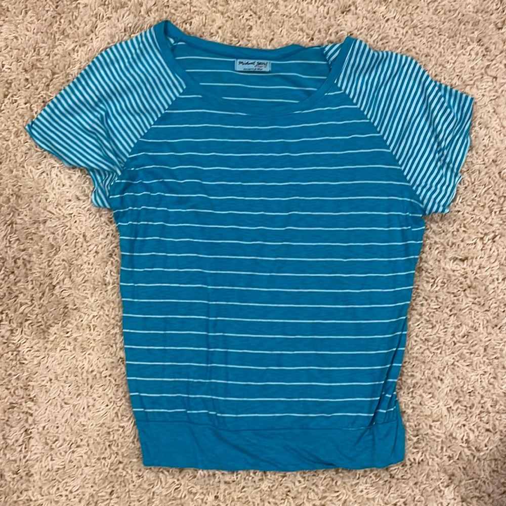 Michael Stars-striped Tee-one size